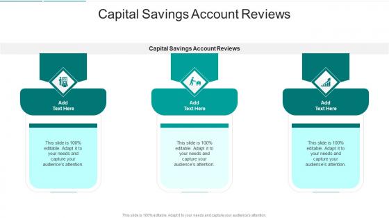 Capital Savings Account Reviews In Powerpoint And Google Slides Cpb