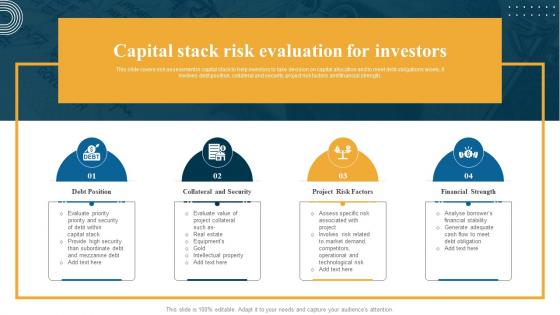 Capital Stack Risk Evaluation For Investors