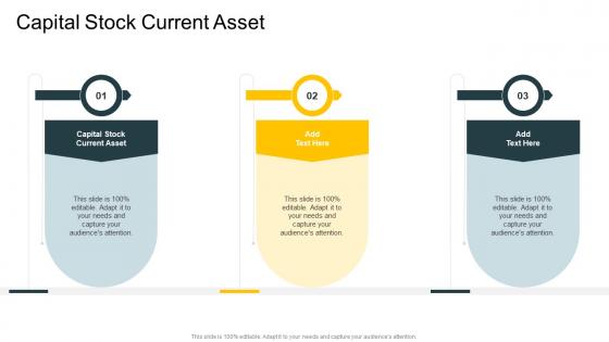 Capital Stock Current Asset In Powerpoint And Google Slides Cpb