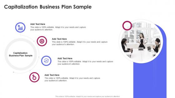 Capitalization Business Plan Sample In Powerpoint And Google Slides Cpb