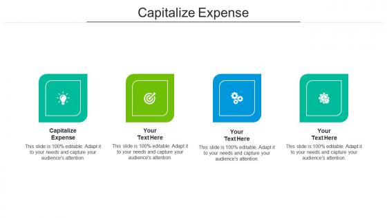 Capitalize expense ppt powerpoint presentation styles master slide cpb