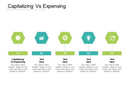 Capitalizing vs expensing ppt powerpoint presentation infographic template example cpb
