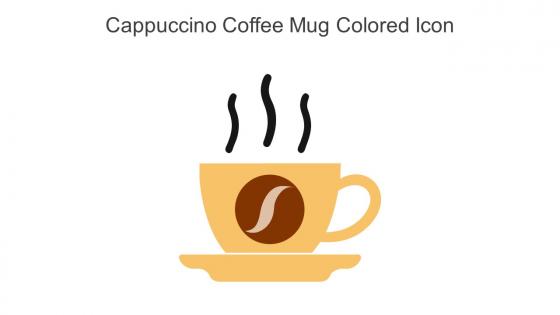 Cappuccino Coffee Mug Colored Icon In Powerpoint Pptx Png And Editable Eps Format