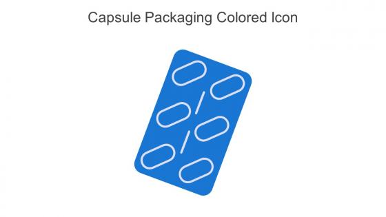 Capsule Packaging Colored Icon In Powerpoint Pptx Png And Editable Eps Format