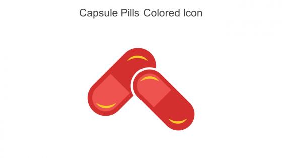 Capsule Pills Colored Icon In Powerpoint Pptx Png And Editable Eps Format