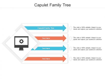 Capulet family tree ppt powerpoint presentation layouts topics cpb