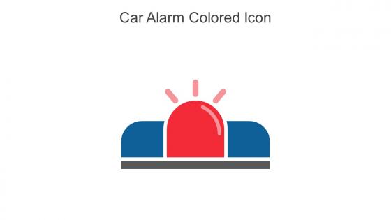 Car Alarm Colored Icon In Powerpoint Pptx Png And Editable Eps Format