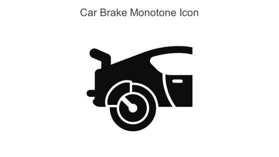 Car Brake Monotone Icon In Powerpoint Pptx Png And Editable Eps Format