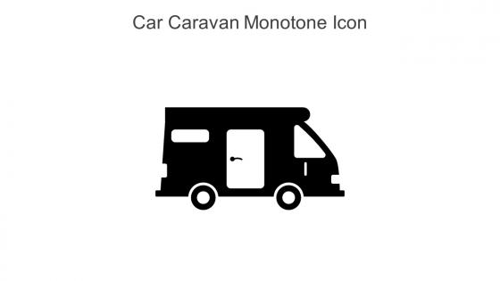 Car Caravan Monotone Icon In Powerpoint Pptx Png And Editable Eps Format