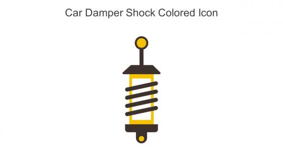 Car Damper Shock Colored Icon In Powerpoint Pptx Png And Editable Eps Format