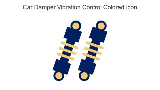 Car Damper Vibration Control Colored Icon In Powerpoint Pptx Png And Editable Eps Format