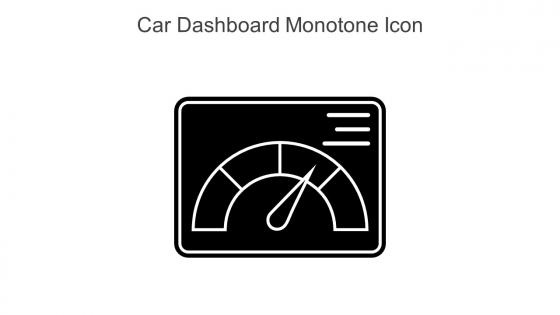 Car Dashboard Monotone Icon In Powerpoint Pptx Png And Editable Eps Format