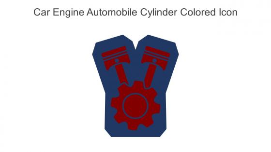 Car Engine Automobile Cylinder Colored Icon In Powerpoint Pptx Png And Editable Eps Format