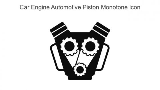 Car Engine Automotive Piston Monotone Icon In Powerpoint Pptx Png And Editable Eps Format