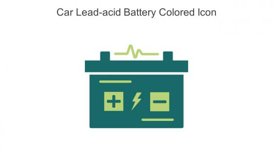 Car Lead Acid Battery Colored Icon In Powerpoint Pptx Png And Editable Eps Format