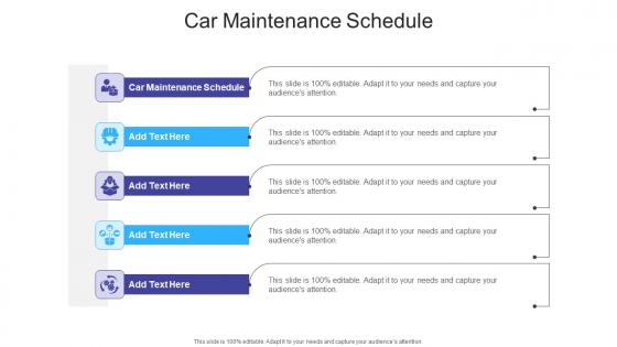 Car Maintenance Schedule In Powerpoint And Google Slides Cpb