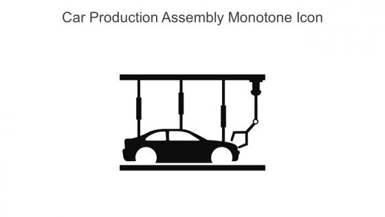 Car Production Assembly Monotone Icon In Powerpoint Pptx Png And Editable Eps Format