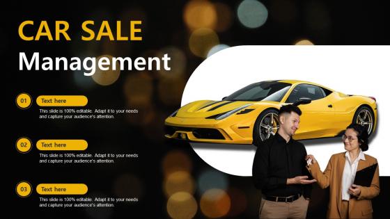 Car Sale Management Ppt Powerpoint Presentation Infographics Grid