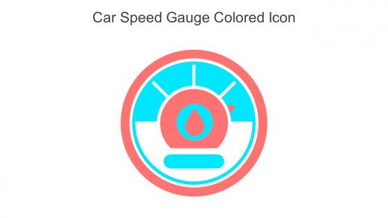 Car Speed Gauge Colored Icon In Powerpoint Pptx Png And Editable Eps Format