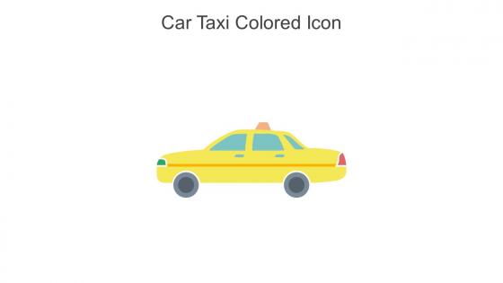 Car Taxi Colored Icon In Powerpoint Pptx Png And Editable Eps Format