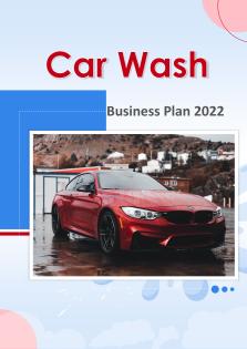Car Wash Business Plan A4 Pdf Word Document