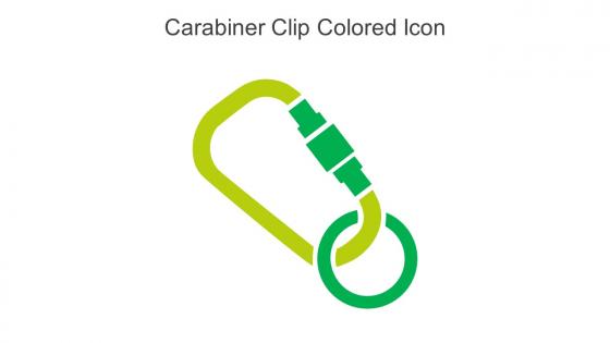 Carabiner Clip Colored Icon In Powerpoint Pptx Png And Editable Eps Format