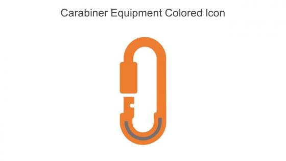 Carabiner Equipment Colored Icon In Powerpoint Pptx Png And Editable Eps Format