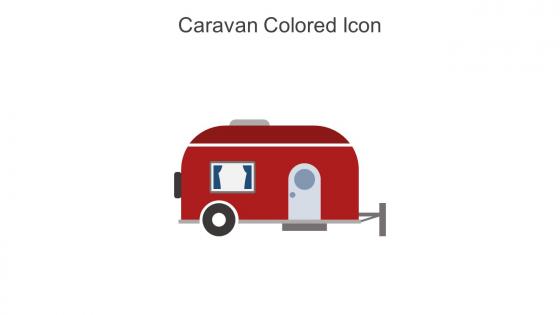 Caravan Colored Icon In Powerpoint Pptx Png And Editable Eps Format