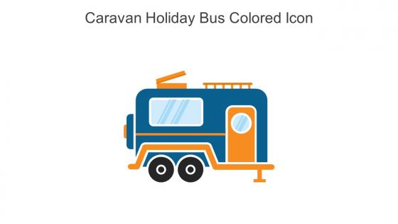 Caravan Holiday Bus Colored Icon In Powerpoint Pptx Png And Editable Eps Format