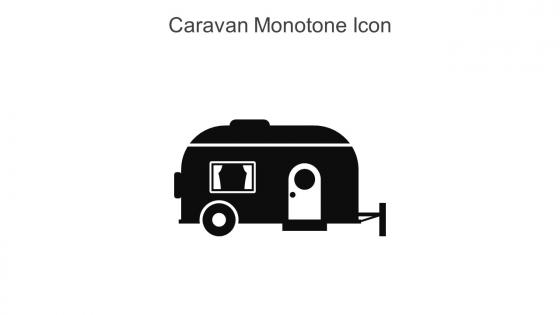 Caravan Monotone Icon In Powerpoint Pptx Png And Editable Eps Format