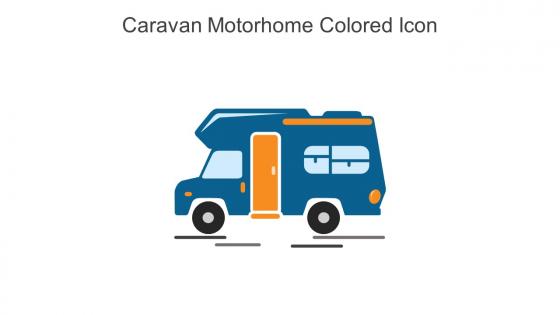 Caravan Motorhome Colored Icon In Powerpoint Pptx Png And Editable Eps Format