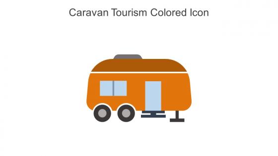 Caravan Tourism Colored Icon In Powerpoint Pptx Png And Editable Eps Format