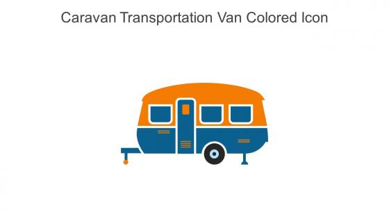 Caravan Transportation Van Colored Icon In Powerpoint Pptx Png And Editable Eps Format