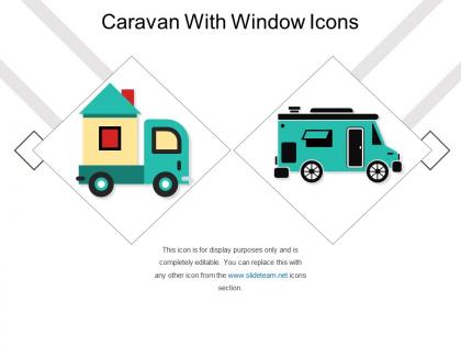 Caravan with window icons