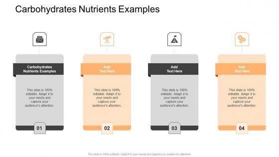 Carbohydrates Nutrients Examples In Powerpoint And Google Slides Cpb