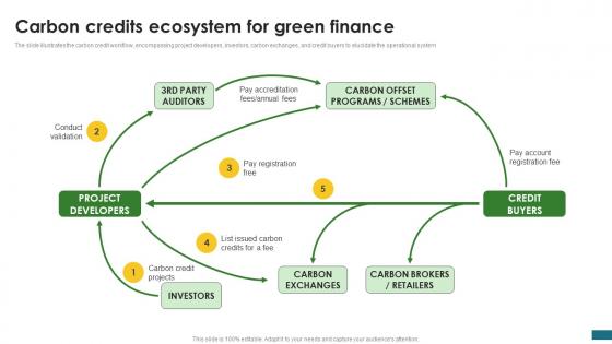 Carbon Credits Ecosystem For Green Finance Fostering Sustainable CPP DK SS