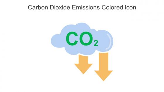 Carbon Dioxide Emissions Colored Icon In Powerpoint Pptx Png And Editable Eps Format