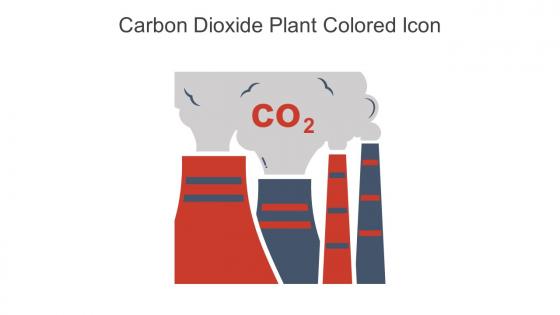 Carbon Dioxide Plant Colored Icon In Powerpoint Pptx Png And Editable Eps Format