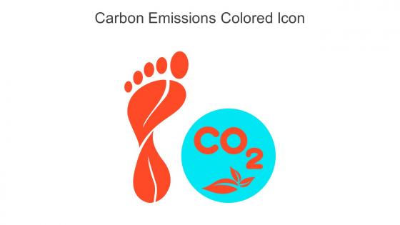 Carbon Emissions Colored Icon In Powerpoint Pptx Png And Editable Eps Format