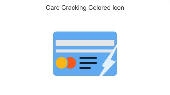 Card Cracking Colored Icon In Powerpoint Pptx Png And Editable Eps Format