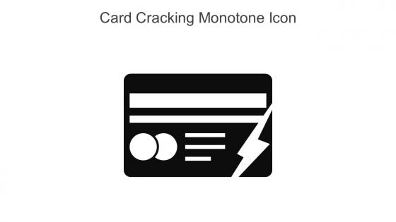 Card Cracking Monotone Icon In Powerpoint Pptx Png And Editable Eps Format
