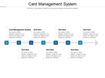 Card management system ppt powerpoint presentation pictures microsoft cpb