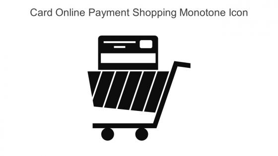 Card Online Payment Shopping Monotone Icon In Powerpoint Pptx Png And Editable Eps Format