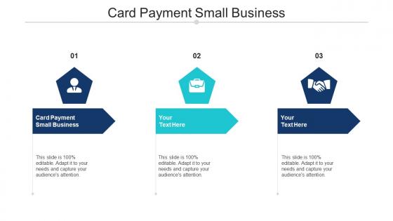 Card Payment Small Business Ppt Powerpoint Presentation Portfolio Gridlines Cpb