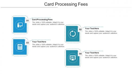 Card processing fees ppt powerpoint presentation pictures deck cpb