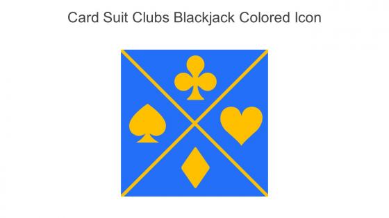 Card Suit Clubs Blackjack Colored Icon In Powerpoint Pptx Png And Editable Eps Format