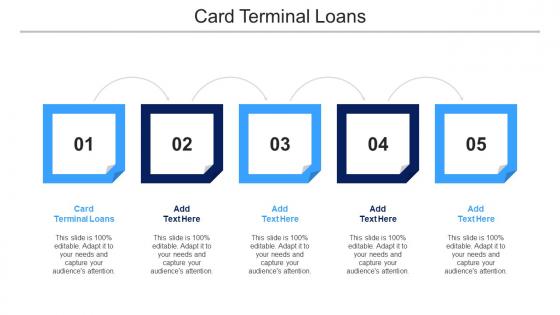 Card Terminal Loans Ppt Powerpoint Presentation Infographic Graphics Cpb