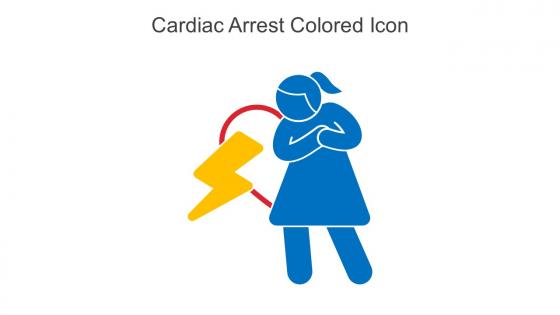 Cardiac Arrest Colored Icon In Powerpoint Pptx Png And Editable Eps Format