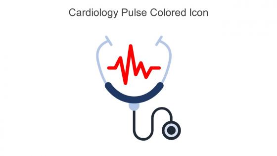 Cardiology Pulse Colored Icon In Powerpoint Pptx Png And Editable Eps Format