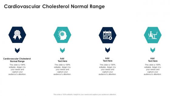 Cardiovascular Cholesterol Normal Range In Powerpoint And Google Slides Cpb